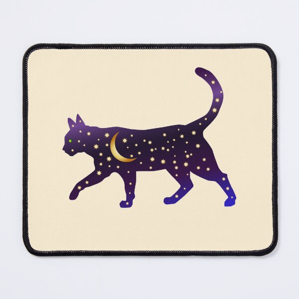 Item preview, double exposure cat designed and sold by Hoetoons.