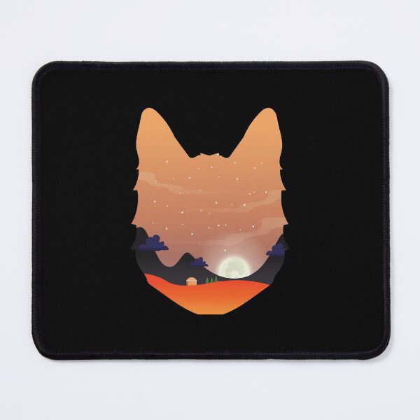 Item preview, double exposure cat designed and sold by Hoetoons.