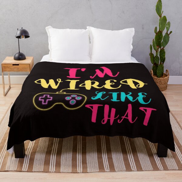 Item preview, I'm Wired Like That controller & gaming - funny gift idea for video Gamer boys and girls designed and sold by Live  Today.