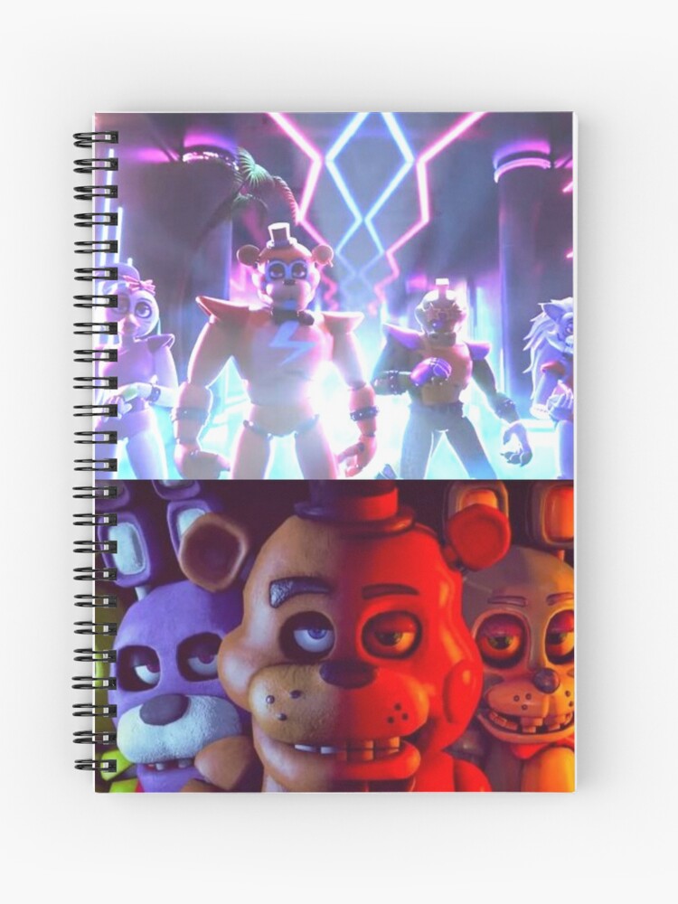 Main Animatronics: FNAF Security Breach Spiral Notebook 