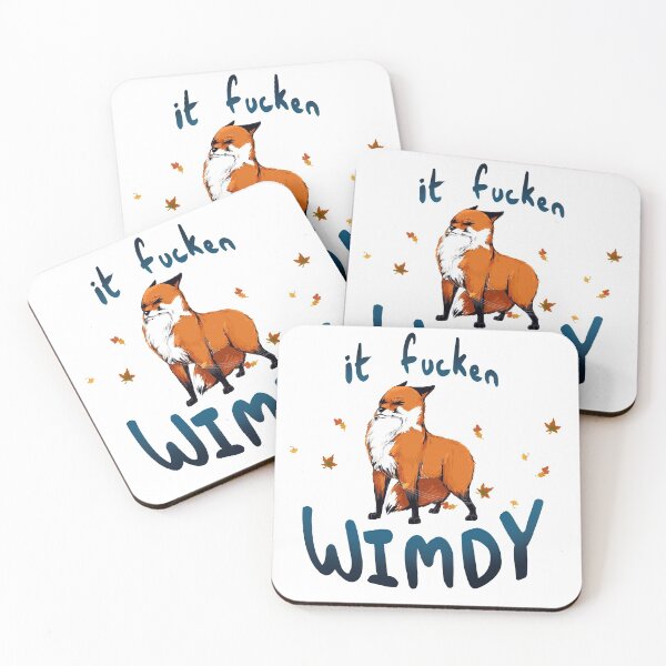 Item preview, It Fucken Wimdy Fox designed and sold by SylphFern.