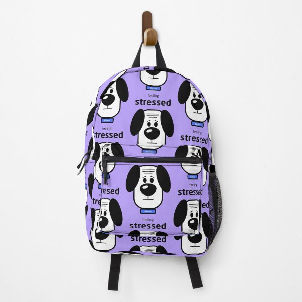 Aperçu de l'œuvre Bertie le chien, chien de dessin animé mignon avec des humeurs, se sentant stressé créée et vendue par StevesTube2021.