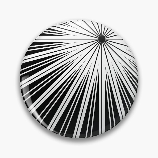 Item preview, Black and White Sunburst Art Deco - Modern Abstract Geometric Art designed and sold by jacnotjac.