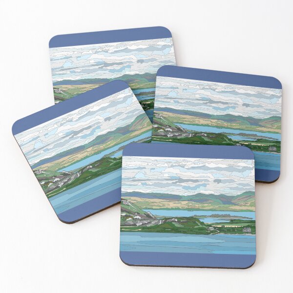 Item preview, Mull and Kerrera from McCaig's Tower, Oban, Scotland designed and sold by Jenny Cathcart.