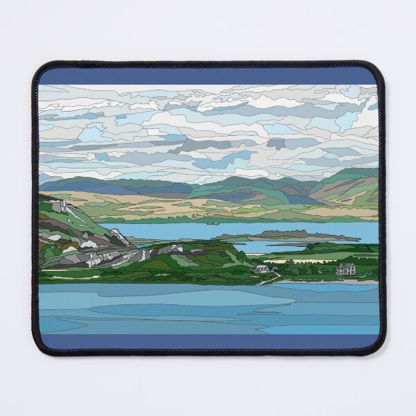 Item preview, Mull and Kerrera from McCaig's Tower, Oban, Scotland designed and sold by Jenny Cathcart.