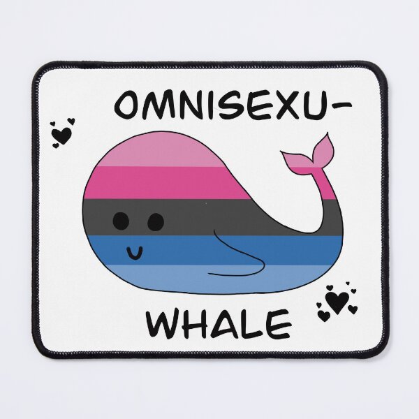 Item preview, Omnisexu-whale omni pun designed and sold by Zuni Barnett.