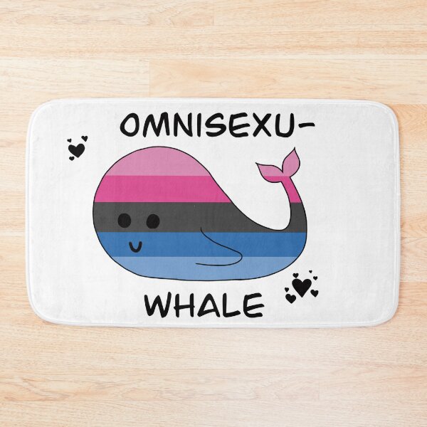 Item preview, Omnisexu-whale omni pun designed and sold by Zuni Barnett.