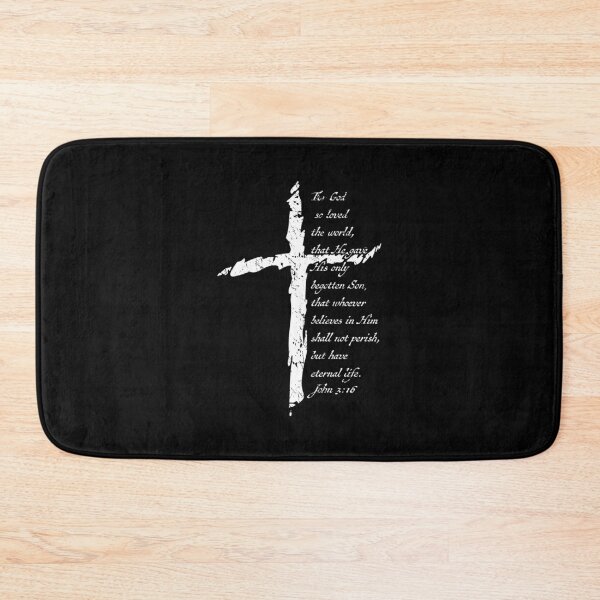 Item preview, John 3:16 Christian Cross Salvation Bible Verse designed and sold by hobrath.