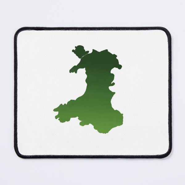 Item preview, Wales outline green gradient designed and sold by Louisa Powell.