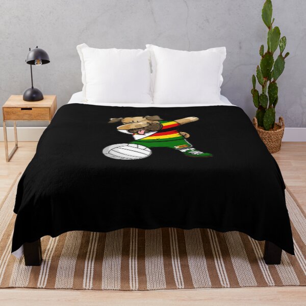 Item preview, Dabbing Pug Zimbabwe Volleyball Fans Jersey Zimbabwean Sport Premium T-Shirt designed and sold by shop luisant.