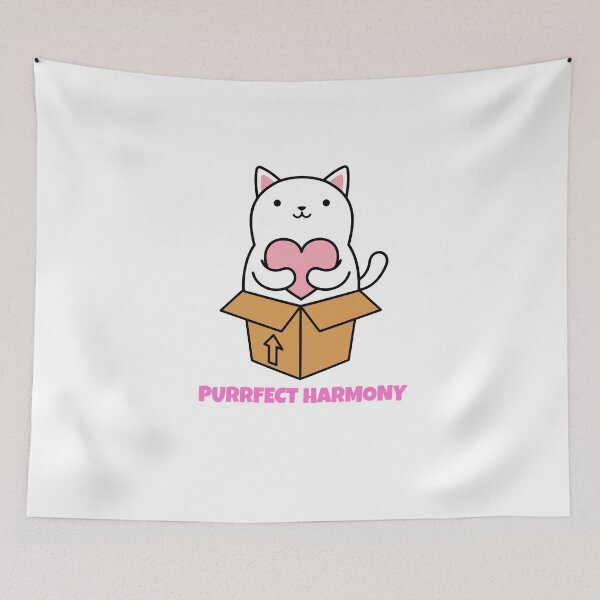 Item preview, Purrfect harmony perfect cat in the box Valentine designed and sold by PG Illustration.