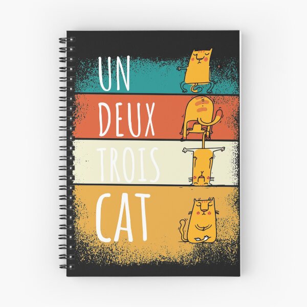 Item preview, Cool Vintage Yoga Cat - Un Deux Trois Cat designed and sold by laiwole.