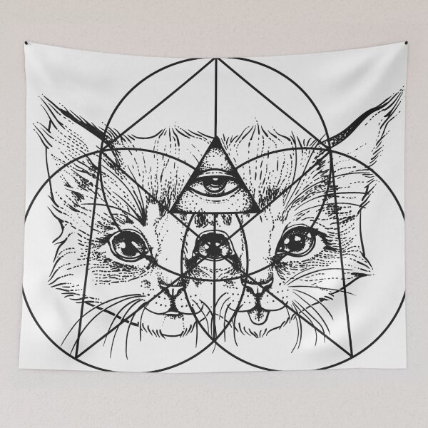 Item preview, Sacred kittens designed and sold by Lookycat.