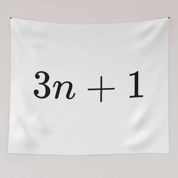 Item preview, 3n + 1 (Collatz Conjecture) designed and sold by Chrothon.