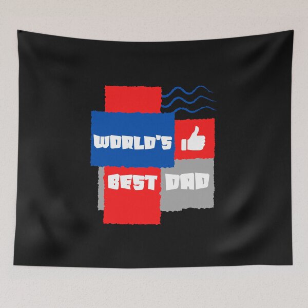 Item preview, Cool Classic Dad Typography - World's Best Dad designed and sold by laiwole.