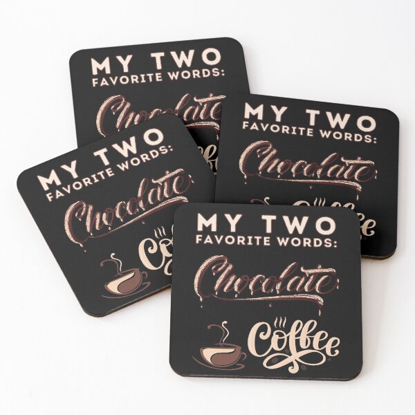 Item preview, Chocolate and Coffee are my favourite words designed and sold by Marharyta Ushakova.