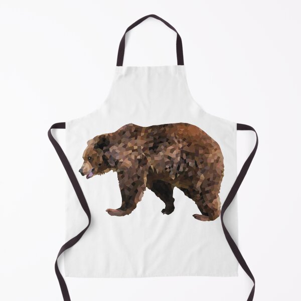 Item preview, grizzly bear-Polygonal animals designed and sold by Hartics.