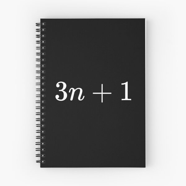Item preview, 3n + 1 (Collatz Conjecture) black designed and sold by Chrothon.