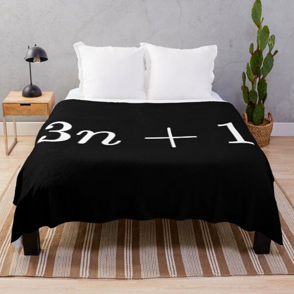 Item preview, 3n + 1 (Collatz Conjecture) black designed and sold by Chrothon.