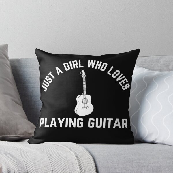 Item preview, Just A Girl Who Loves Playing Guitar designed and sold by TeePartyHost.