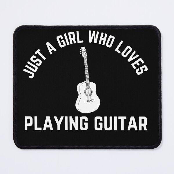 Item preview, Just A Girl Who Loves Playing Guitar designed and sold by TeePartyHost.