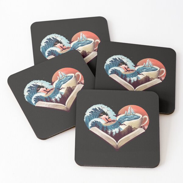 Item preview, Coffee, Books and Adventure designed and sold by kedainy.