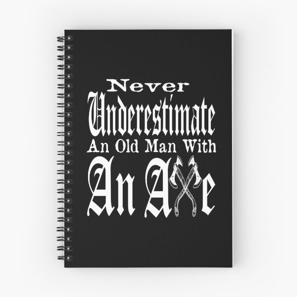 Artikelvorschau, Unterschätze niemals einen alten Mann mit einer Axt entworfen und verkauft von MqHStore.