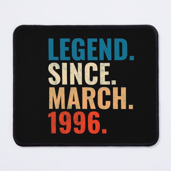 Item preview, Legend Since March 1996 Retro Vintage designed and sold by Teelogic.
