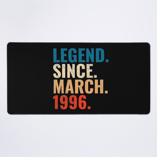 Item preview, Legend Since March 1996 Retro Vintage designed and sold by Teelogic.
