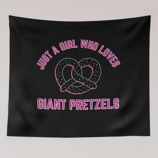 Item preview, Just A Girl Who Loves Giant Pretzels designed and sold by TeePartyHost.