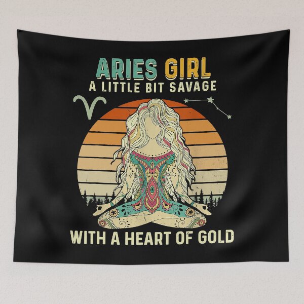 Item preview, Aries Girl Zodiac Sign Horoscope Yoga Lover designed and sold by anthonymark14.