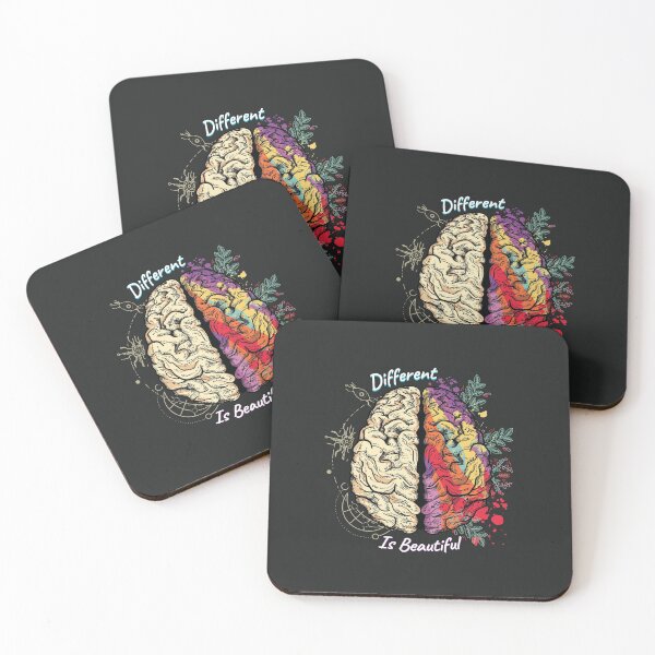 Artikelvorschau, Different is Beautiful, Bain - Neurodivergenz / Neurodiversität / Inklusivität entworfen und verkauft von MJDezigns.