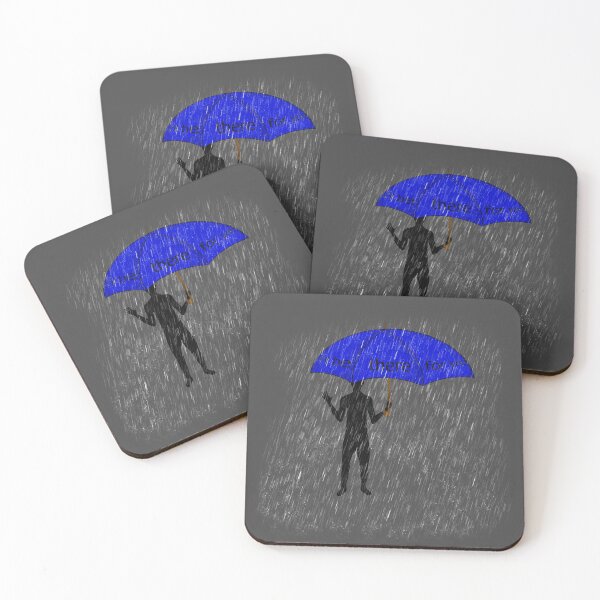 Item preview, A friend with a blue umbrella designed and sold by HeavyBurden.