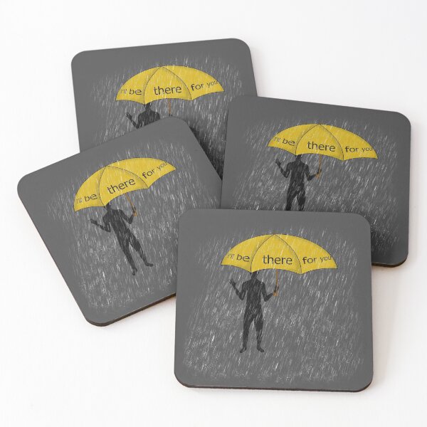 Item preview, A friend with a yellow umbrella designed and sold by HeavyBurden.