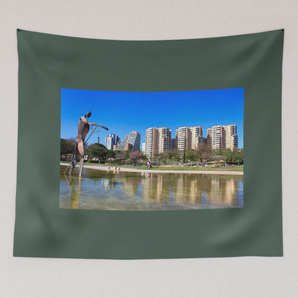 Item preview, Landscape of Turia River in Valencia, Spain designed and sold by Rrrainbow.