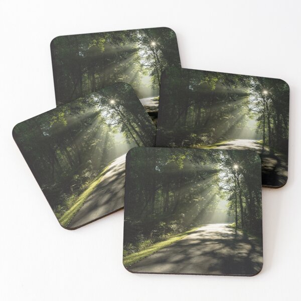 Item preview, An early morning scene in Davidson River Campground, Pisgah National Forest, NC. designed and sold by OdysseyGiftShop.
