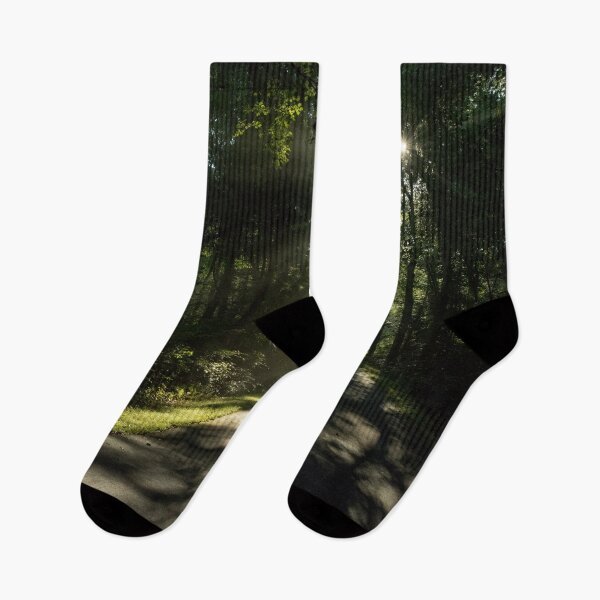 Item preview, An early morning scene in Davidson River Campground, Pisgah National Forest, NC. designed and sold by OdysseyGiftShop.
