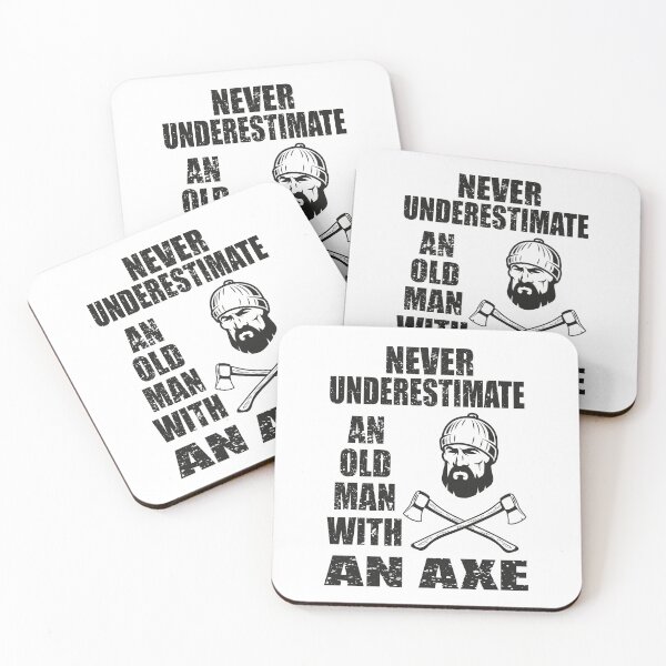 Artikelvorschau, Unterschätzen Sie niemals einen alten Mann mit einer Axt entworfen und verkauft von MqHStore.