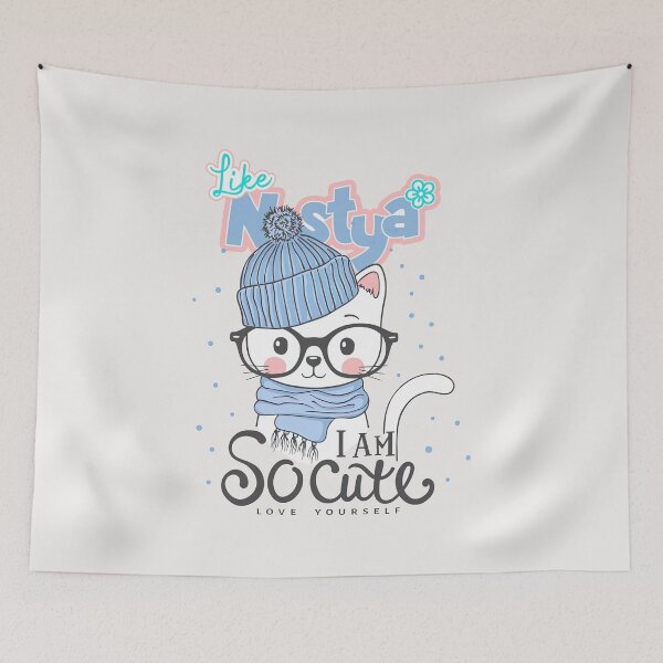 Item preview, Like Nastya Show, Kids Nastya Show, Cute Cat designed and sold by graphic-genie.