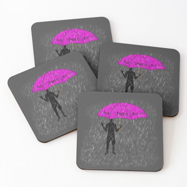 Item preview, A friend with a pink umbrella designed and sold by HeavyBurden.