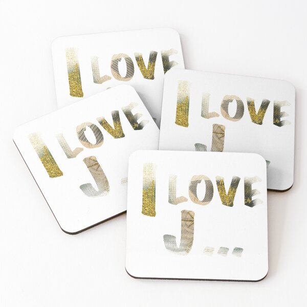 Item preview, I LOVE J ... designed and sold by kreativeadern.