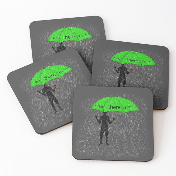 Item preview, A friend with a green umbrella designed and sold by HeavyBurden.
