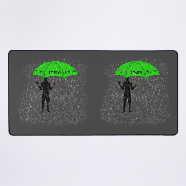 Item preview, A friend with a green umbrella designed and sold by HeavyBurden.