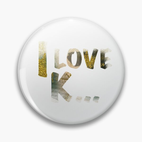 Item preview, I LOVE K ... designed and sold by kreativeadern.