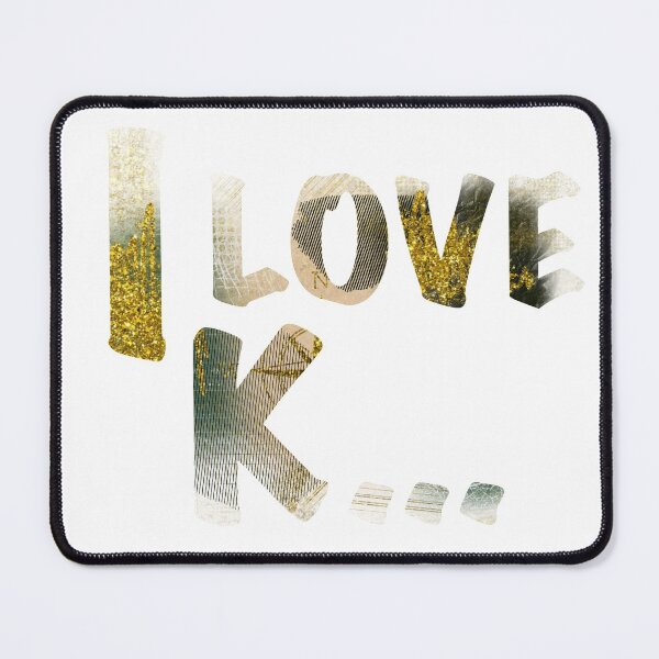 Item preview, I LOVE K ... designed and sold by kreativeadern.