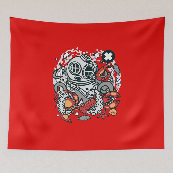 Item preview, Diver Octopus  designed and sold by SagesZ.