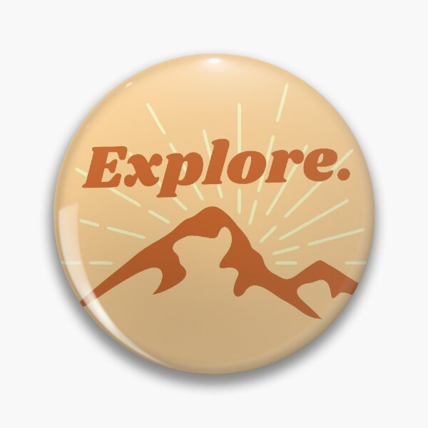 Item preview, Explore - Mountains - 70's Vintage - Hiking - #14 designed and sold by WildBerryMount.