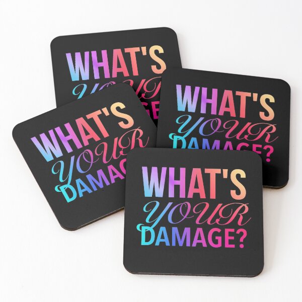 Item preview, What's Your Damage? - Quotes Of Heathers The Musical designed and sold by Delandor.