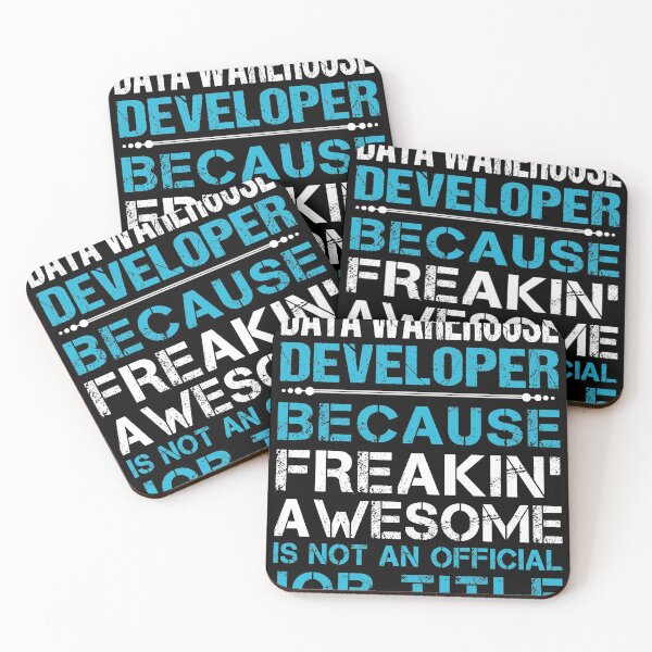 Item preview, Data Warehouse Developer T Shirt - Freaking Awesome Job Gift Item Tee designed and sold by oetate4774.