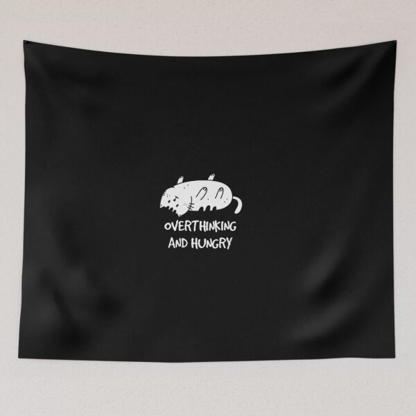 Item preview, Overthinking and Also Hungry  designed and sold by mylittlepet.